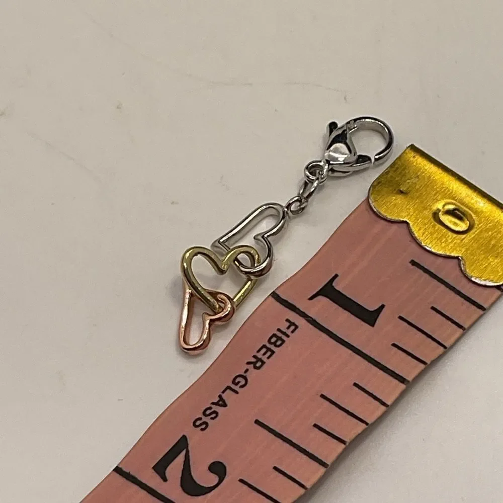 Origami Owl Triple Heart Charm